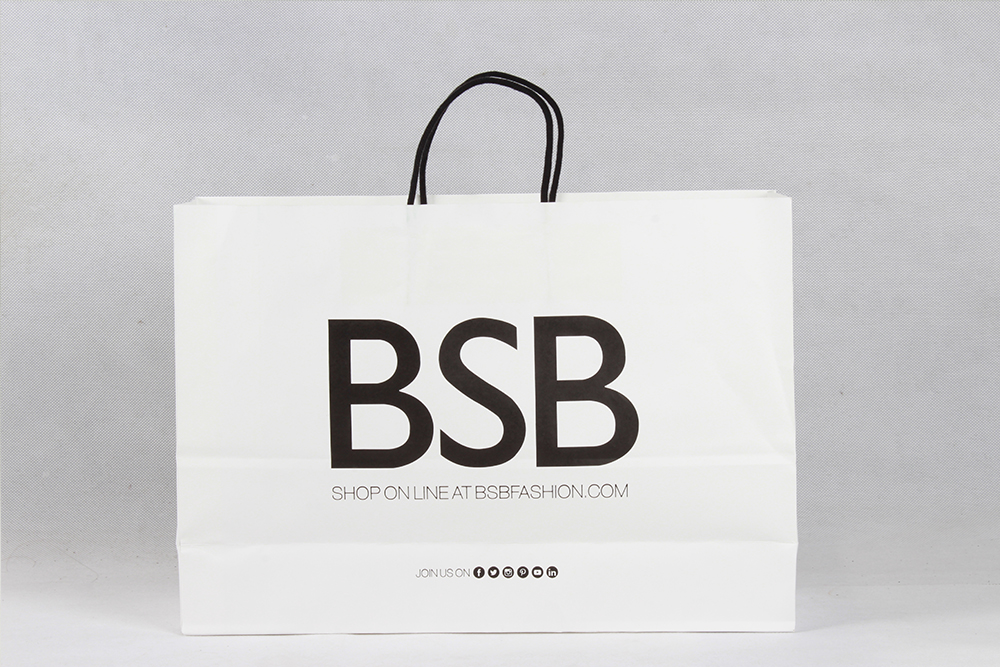 BSB時(shí)尚服裝牛皮紙袋定制 BSB時(shí)尚服裝牛皮紙袋定制